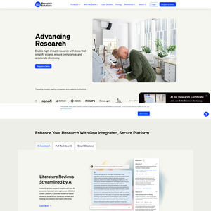 Research Solutions Screenshot