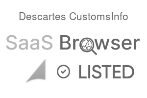Descartes CustomsInfo - SaaS Browser Verified Badge