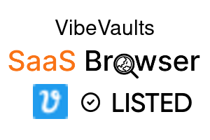 VibeVaults - SaaS Browser Verified Badge