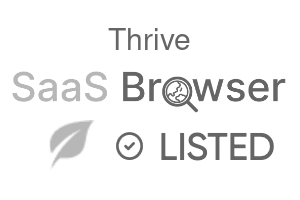 Thrive - SaaS Browser Verified Badge