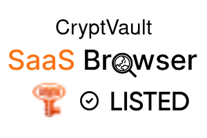 CryptVault - SaaS Browser Verified Badge