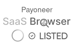 Payoneer - SaaS Browser Verified Badge