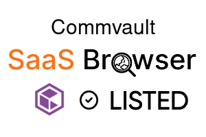 Commvault - SaaS Browser Verified Badge