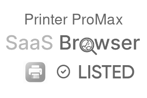 Printer ProMax - SaaS Browser Verified Badge