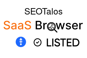 SEOTalos - SaaS Browser Verified Badge