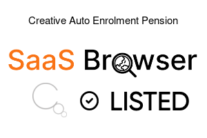 Creative Auto Enrolment Pension - SaaS Browser Verified Badge
