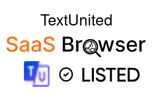 TextUnited - SaaS Browser Verified Badge