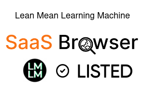 Lean Mean Learning Machine - SaaS Browser Verified Badge