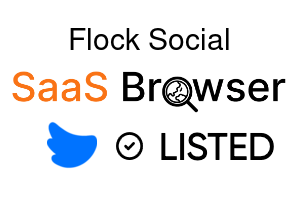 Flock Social - SaaS Browser Verified Badge